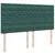 Vidaxl Box spring postelja z vzmetnico temno zelena 200x200 cm žamet