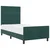 vidaXL vidaXL Postelja Temno Zelena 90x190 cm Velur, (22049311)