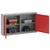 Ormar za alate s policom Crvena i siva 100 x 20 x 55 cm