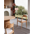 HANAH HOME Trpezarijski sto i stolice Napoli Natural