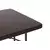ModernHome Sklopivi set sto 180cm sa 2 klupe ratan, Braon