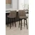 Hanah Home set barskih stolica Evax, 6 kom, kapućino / crni