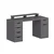 Hanah Home radni sto Alen 150cm 5 Drawer Cabinet, 150 cm, antracit