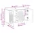 TV ormar Staro drvo 89 x 34,5 x 60 cm Konstruirano drvo