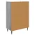 Kreveta Siva sonoma 66 x 34,5 x 97 cm Konstruirano drvo