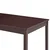 Vidaxl Jedilna miza temno rjava 180x90x73 cm borovina