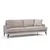 Atelier del Sofa Dvosed Papira 90x88x175cm Bež