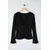 Trendyol Curve Ženska bluza Tbbaw26Af00074, Crna