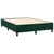 vidaXL Box spring postelja z vzmetnico temno zelena 140x200 cm žamet