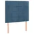 Vidaxl Box spring postelja z vzmetnico temno modra 80x200 cm žamet