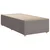 Vidaxl Box spring postelja z vzmetnico taupe 100x200 cm blago