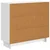 Kreveta Bijela visokog sjaja 89 x 34,5 x 80 cm