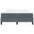 Vidaxl Postelja boxspring z vzmetnico Temno siva 120 x 200 cm Žamet