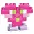 Mega Bloks MB Set Kockica 80 KOM Roze