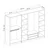 Hanah home Ormar Kale 270x210x52cm Beli