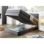 Xora POSTELJA BOXSPRING 120 cm x 200 cm , tekstil antracit