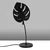 Opviq Stona lampa Leaf-15324, Crna