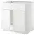 METOD Pod.elem.sudop. i 2vrata/front, bela/Ringhult bela, 80x60 cm