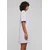 Womens striped dress oversized white/purple