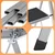 Songmics Dvostopenjski lestev 2 stopnji 89x45x127 cm Siva