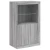 Komoda s LED svjetlima boja sivog hrasta 181,5x37x100 cm