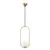 Opviq Luster Mudoni-Mr-837-1, 15cm, IP20, Belo-zlatne boje
