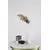 Aberto Design Vaza BSE063, 7x7x28 cm, Bela