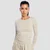 GymBeam Women‘s Aura Long Sleeve T-Shirt Grey