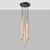 Sollux SL.1270 - Luster na sajli PASTELO 5xG9/8W/230V drvo