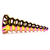 Creature Cocks Twilight Rainbow Glass Dildo