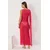 Trendyol Milla Ženska haljina Tbess25El00089, Roze