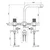 Baterija podgradna za lavabo 230309G