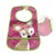 KikkaBoo Portikle sa odeljkom za mrvice set 3 kom Fox-Flowers-Deer (KKB30018)