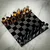 Šah set Acrilic Black/Dark Orange 30 x 30 cm