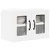 vidaXL vidaXL Kuhinjski element Bela 60 x 31 x 40 cm Konstruiran les, (5000131160)