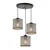 Opviq Luster Multi Balance, 32cmx32cm, Crni