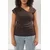Trendyol Curve Ženska bluza Tbbss25Af00002, Braon