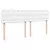 vidaXL Box spring postelja z vzmetnico bela 200x200 cm umetno usnje