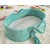 shumee Nosilec za punčke Moses Basket boho z leseno zibelko - mint