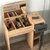 Hanah Home Sto za šminkanje 108x77x37,3cm Bež-Antracit