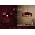 Luster na sajli HAKI 3xE27/60W/230V bordo/crna