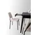 Hanah Home Trpezarijski sto Totem 80x75x80cm Crni