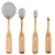 Set četkica za šminkanje Rose gold - MODA METALLIC
