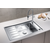 Blanco Sudopera Andano XL 6 S-IF Compact, 860x500x215mm, Leva, Sa podizačem čepa i priborom, Srebrne boje