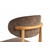 HANAH HOME Set 2 stolice Lionte Brown Light Oak
