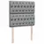 VIDAXL Box spring postelja z vzmetnico svetlo siva 90x190 cm blago