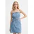 Obleka Levis ICONIC BUTTON THRU DRESS