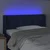 Vidaxl vidaXL Vzglavje postelje z LED modro 103x16x78/88 cm blago