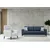Kristal 3+1 - Anthracite, Light Grey AnthraciteLight Grey Sofa Set
