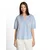 TOM TAILOR Bluza svetlo modra/bela